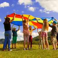 spelende kinderen